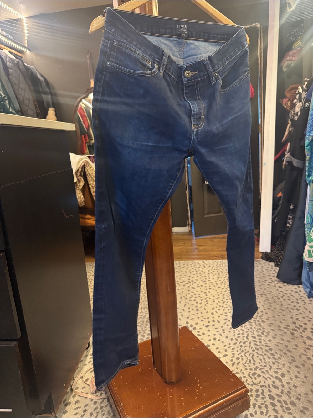 J. Crew Men’s Slim Dark Indigo Skinny Jeans